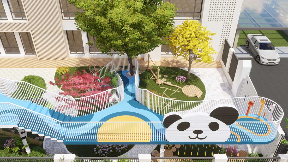 幼兒園攀爬區